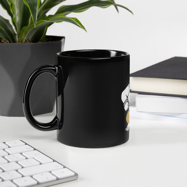 Atomic Dawgs Black Glossy Mug