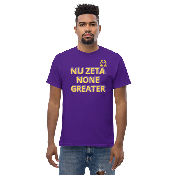 NZ None Greater Men's classic tee