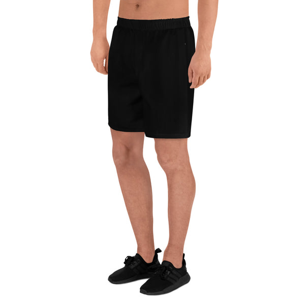 GRIND ACADEMY All-Over Print Men's Athletic Black Long Shorts