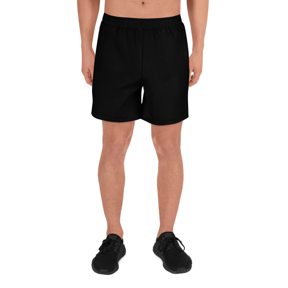 GRIND ACADEMY All-Over Print Men's Athletic Black Long Shorts