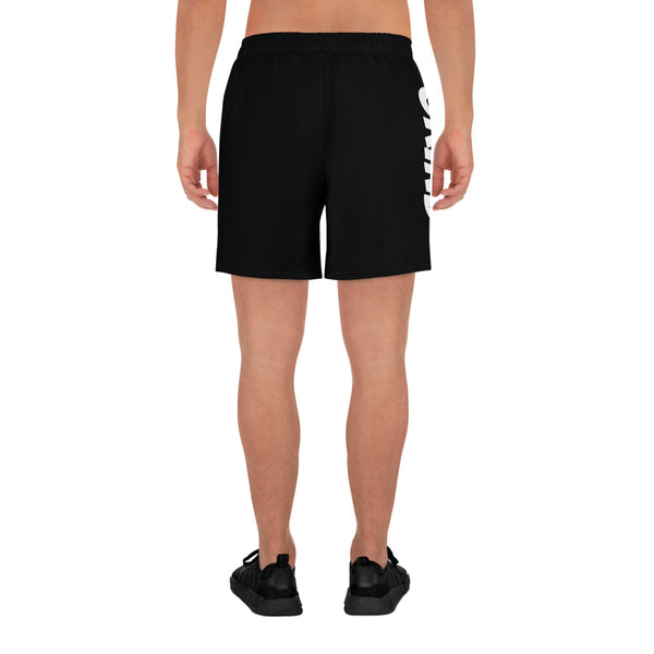 GRIND ACADEMY All-Over Print Men's Athletic Black Long Shorts