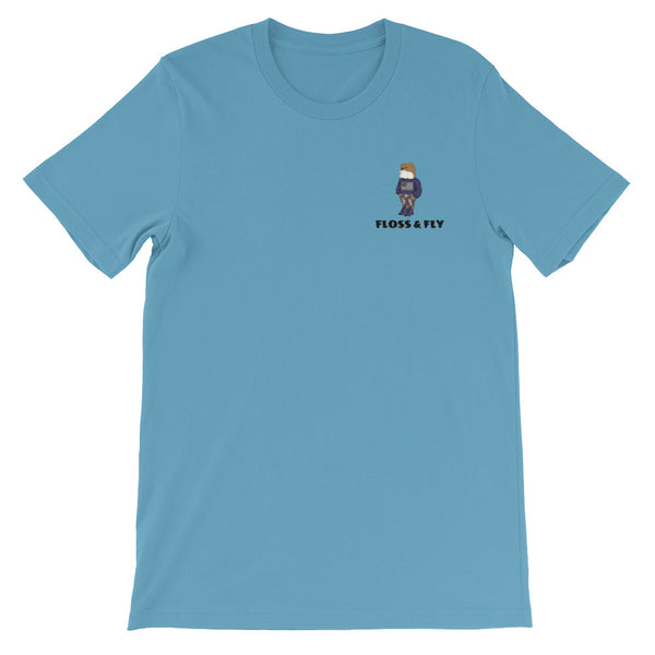 FLOSS & FLY BEAR Short-Sleeve Unisex T-Shirt
