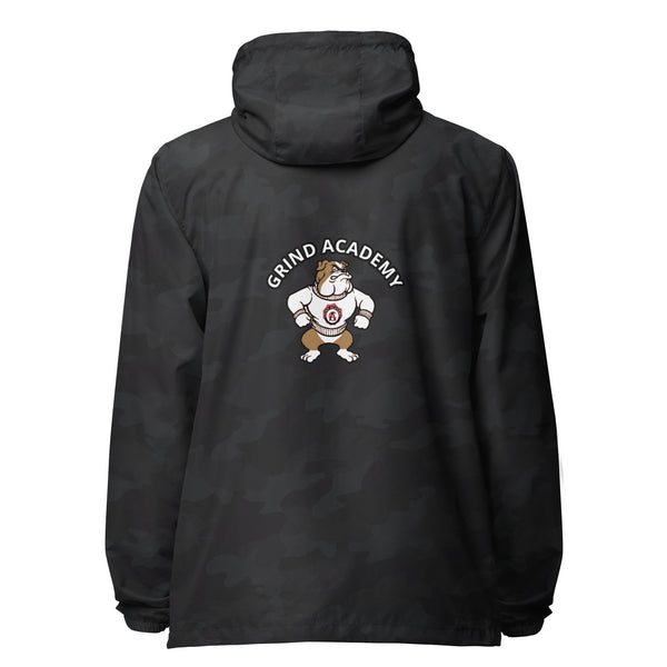 Grind Academy Atomic Dawgs Unisex lightweight zip up windbreaker