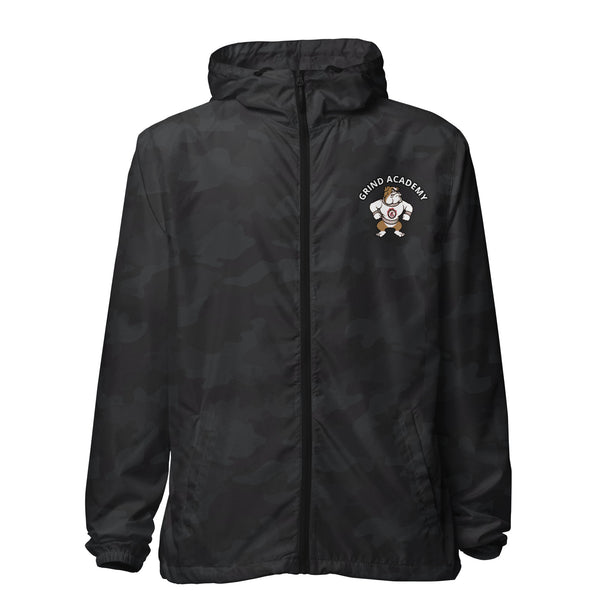 Grind Academy Atomic Dawgs Unisex lightweight zip up windbreaker
