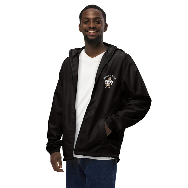 Grind Academy Atomic Dawgs Unisex lightweight zip up windbreaker