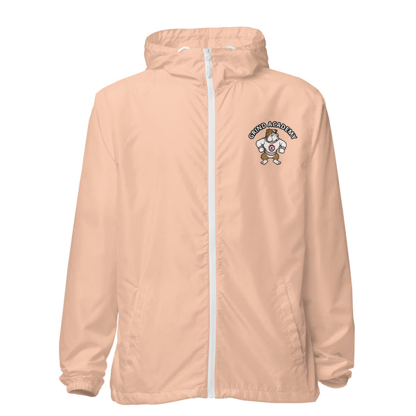 Grind Academy Atomic Dawgs Unisex lightweight zip up windbreaker