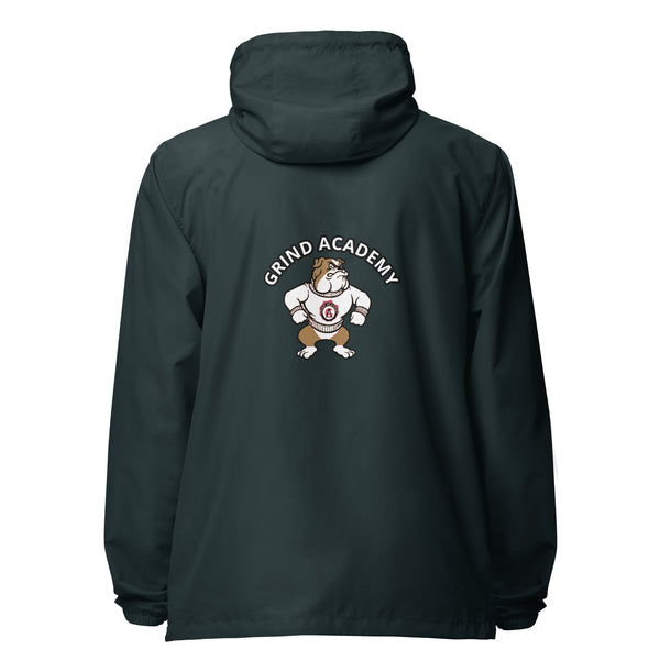 Grind Academy Atomic Dawgs Unisex lightweight zip up windbreaker