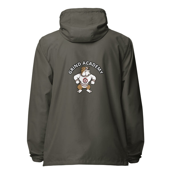 Grind Academy Atomic Dawgs Unisex lightweight zip up windbreaker
