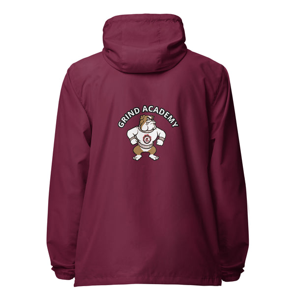 Grind Academy Atomic Dawgs Unisex lightweight zip up windbreaker
