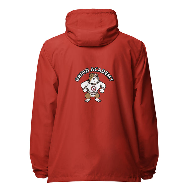 Grind Academy Atomic Dawgs Unisex lightweight zip up windbreaker