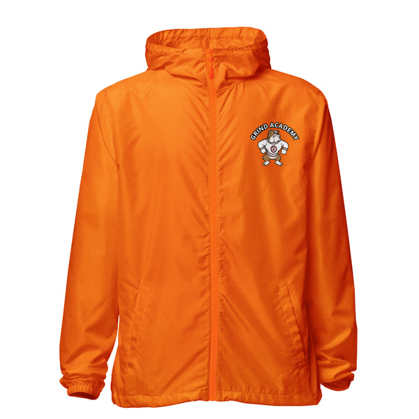 Grind Academy Atomic Dawgs Unisex lightweight zip up windbreaker