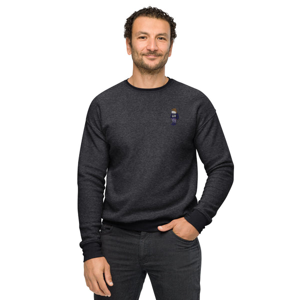 Floss & Fly Unisex Sueded fleece sweatshirt