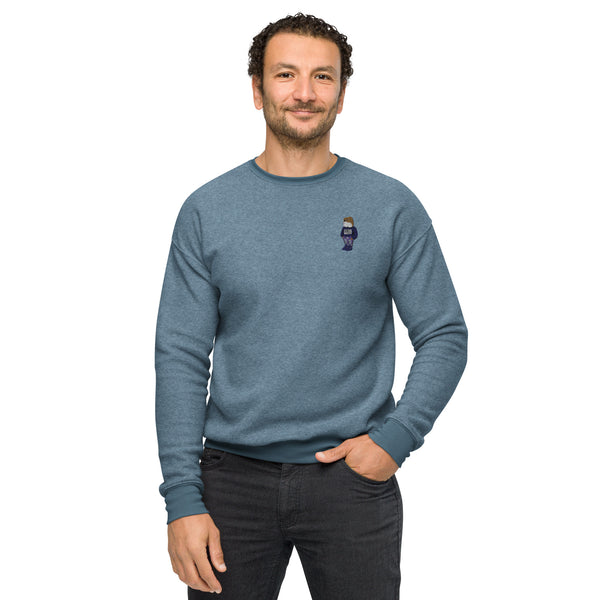 Floss & Fly Unisex Sueded fleece sweatshirt