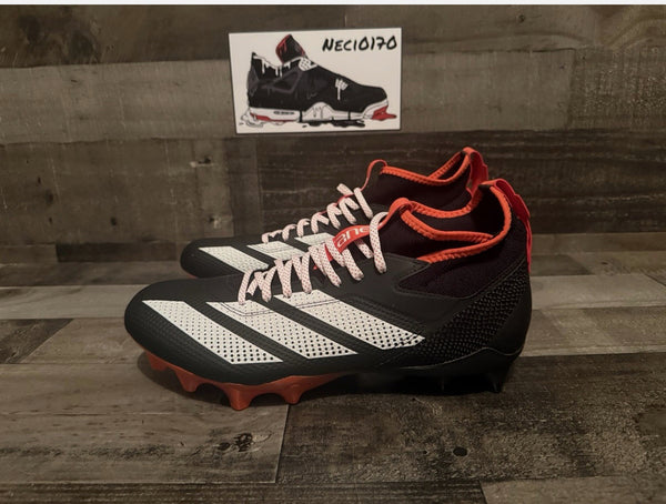 Miami Hurricanes Team Issued Adidas SM Adizero Impact Football Cleats Size 14