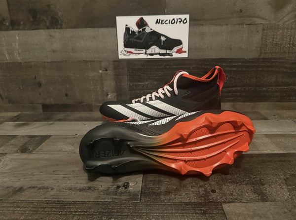 Miami Hurricanes Team Issued Adidas SM Adizero Impact Football Cleats Size 14