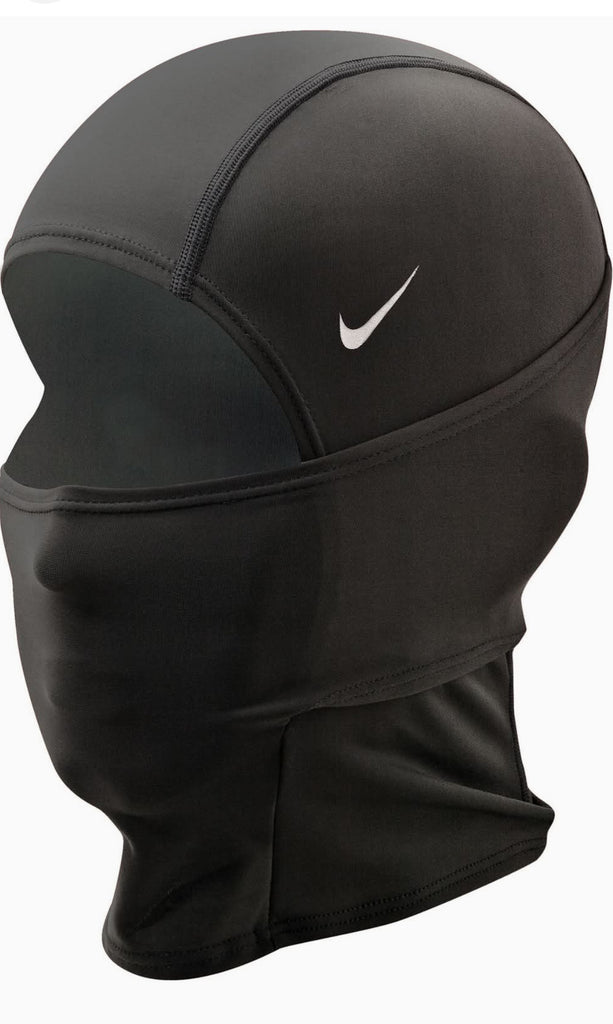 Nike Pro Hyperwarm Balaclava Hood, OS, Black/White