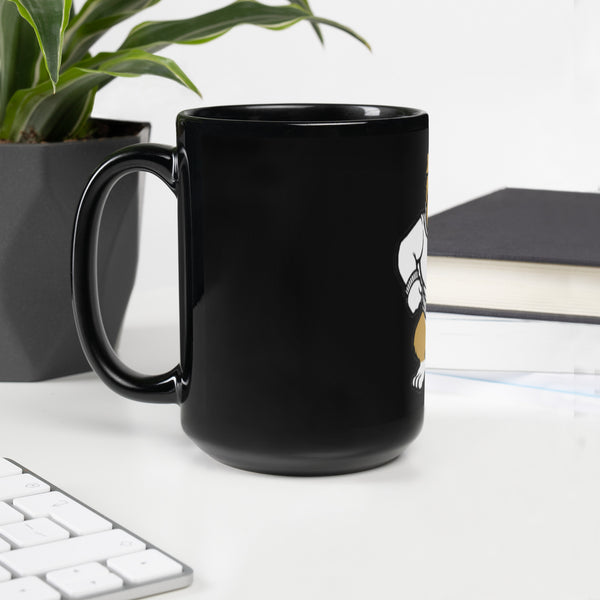 Atomic Dawgs Black Glossy Mug