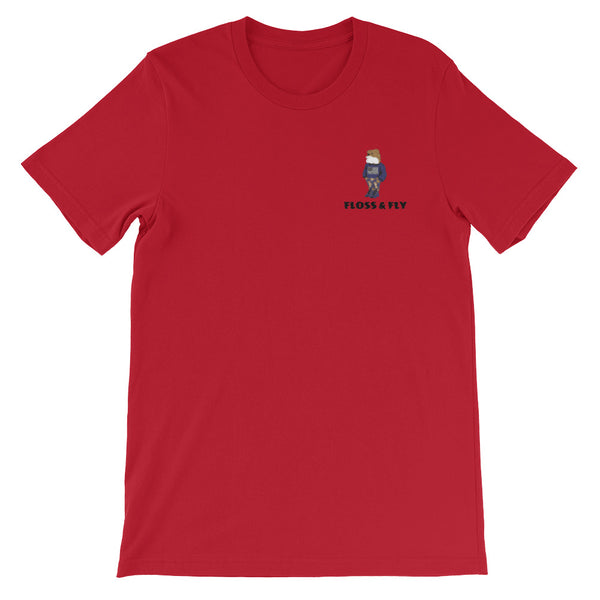 FLOSS & FLY BEAR Short-Sleeve Unisex T-Shirt