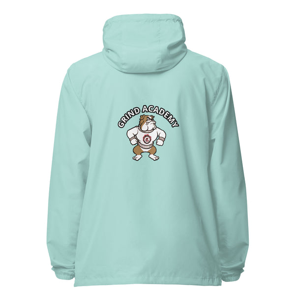 Grind Academy Atomic Dawgs Unisex lightweight zip up windbreaker