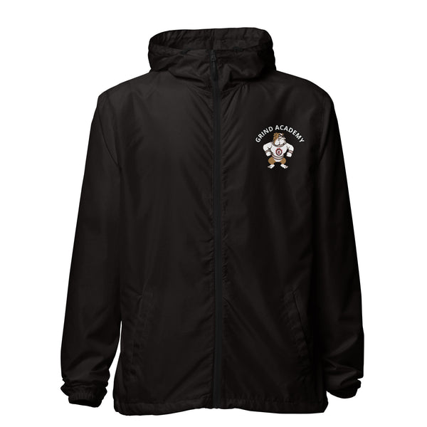 Grind Academy Atomic Dawgs Unisex lightweight zip up windbreaker