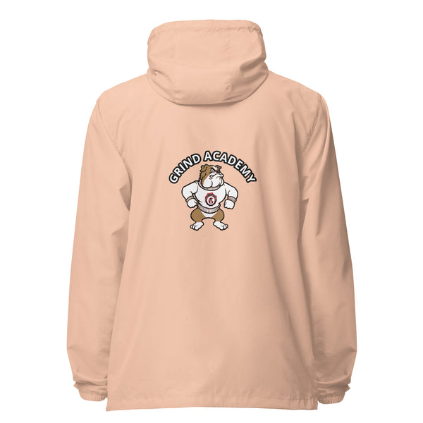 Grind Academy Atomic Dawgs Unisex lightweight zip up windbreaker