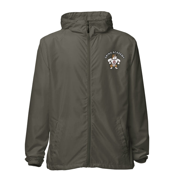 Grind Academy Atomic Dawgs Unisex lightweight zip up windbreaker
