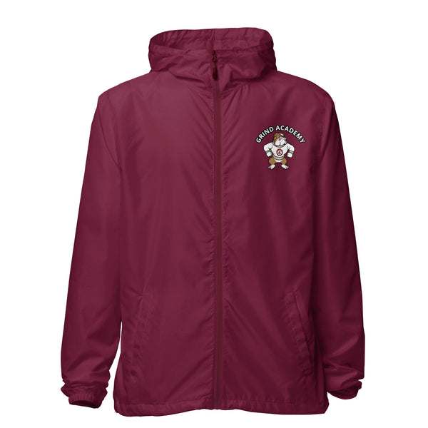 Grind Academy Atomic Dawgs Unisex lightweight zip up windbreaker