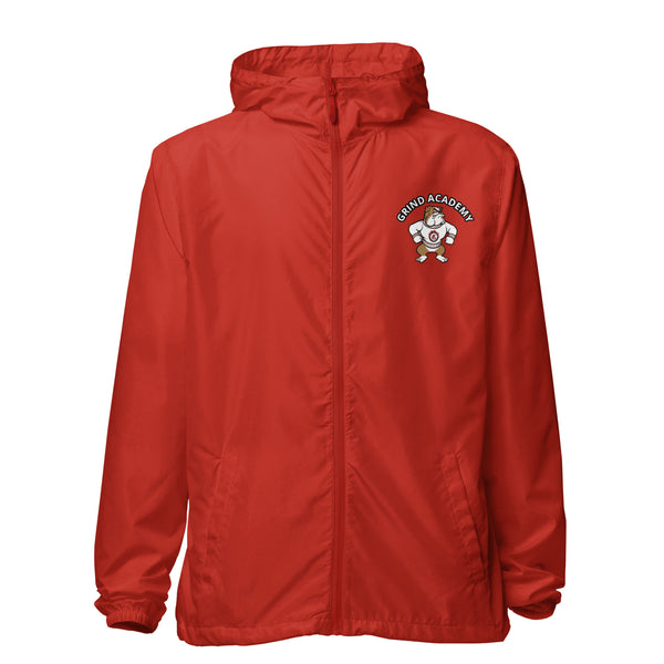 Grind Academy Atomic Dawgs Unisex lightweight zip up windbreaker