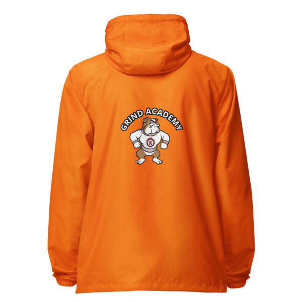 Grind Academy Atomic Dawgs Unisex lightweight zip up windbreaker