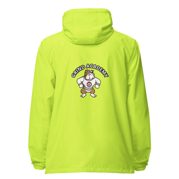 Grind Academy Atomic Dawgs Unisex lightweight zip up windbreaker
