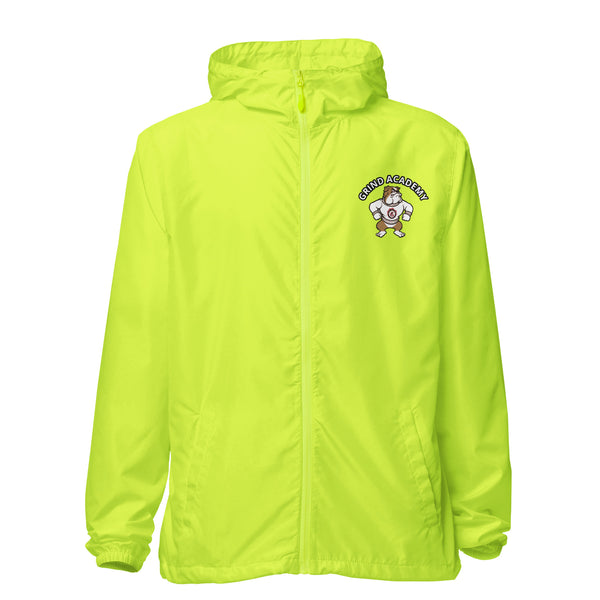Grind Academy Atomic Dawgs Unisex lightweight zip up windbreaker