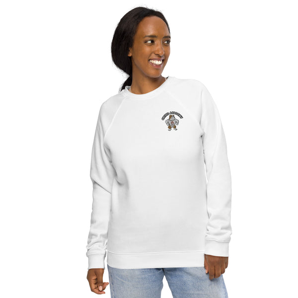 Grind Academy Atomic Dawgs Unisex organic raglan sweatshirt
